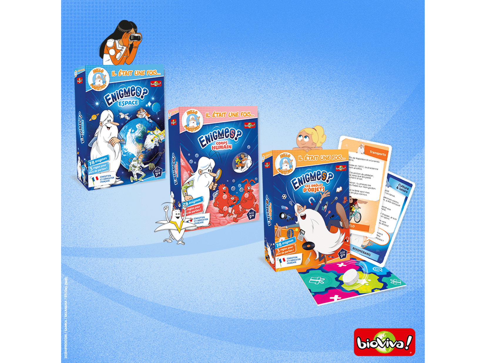 Jeux de cartes Énigmes Il était une fois… Bioviva